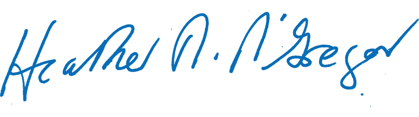 Heather McGregor's signature